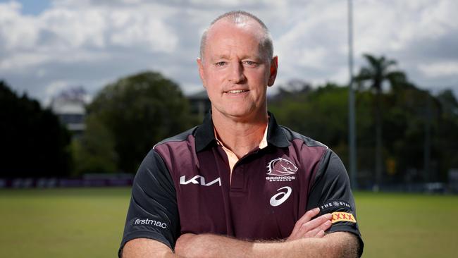 Brisbane Broncos new coach Michael Maguire , at Flucher Rd Red Hill - on Tuesday 1st of October - Photo Steve Pohlner