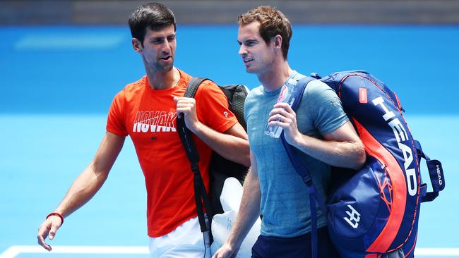 Not everyone in the locker room is supporting Novak Djokovic. (Photo by Michael Dodge/Getty Images)