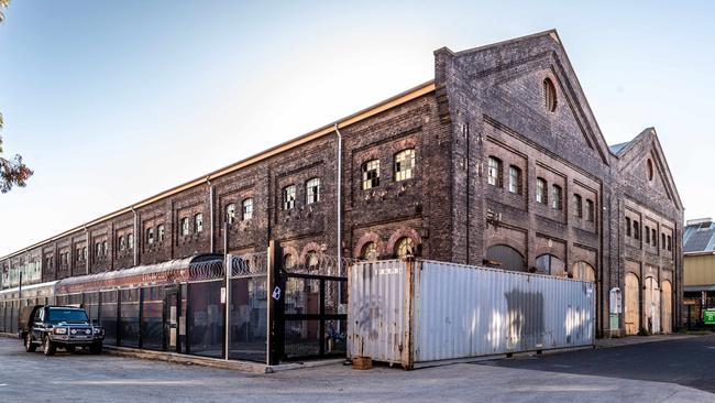 The site of the new Grounds venue at 2 Locomotive Street, Eveleigh. (AAP Image / Monique Harmer)