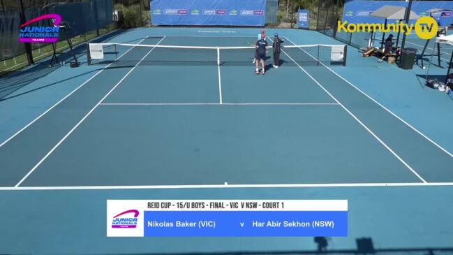 Replay: Nikolas Baker (VIC) vs Har Abir Sekhon (NSW)—Australian Junior Teams Championships U15