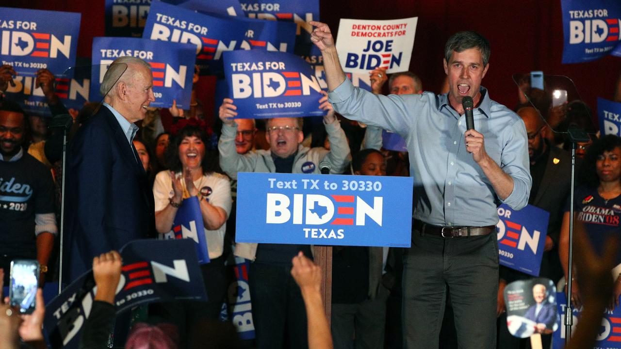 Then O’Rourke. Picture: Richard Rodriquez/AP