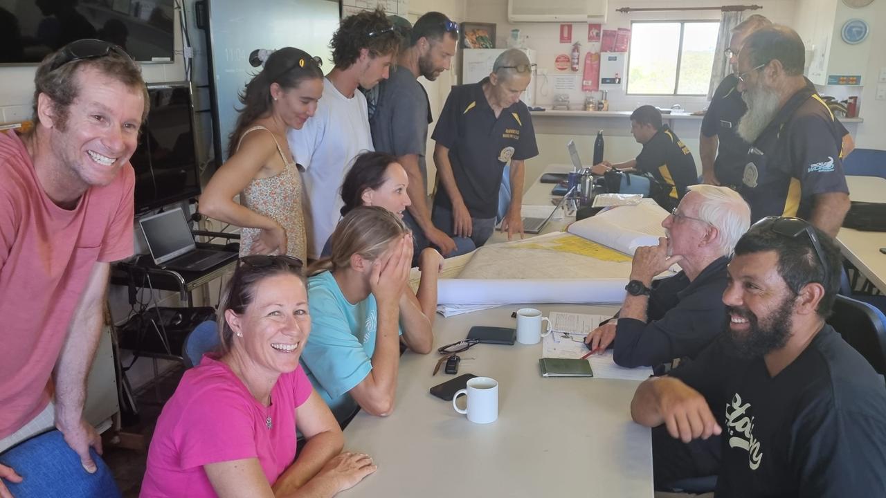 The surfers visited the VMR and LifeFlight crews to express their gratitude for the rescue.