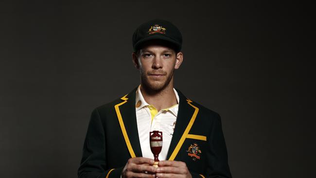 BIRMINGHAM, ENGLAND - JULY 28: Tim Paine of Australia poses during the Australia Ashes Squad Portrait Session on July 28, 2019 in Birmingham, England. (Photo by Ryan Pierse/Getty Images)