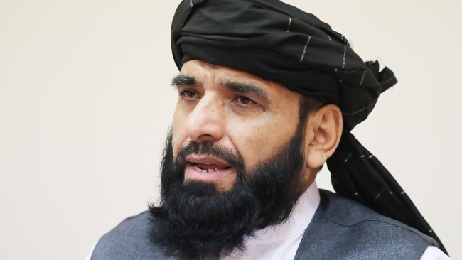 Taliban spokesperson Suhail Shaheen.  Picture: Getty Images