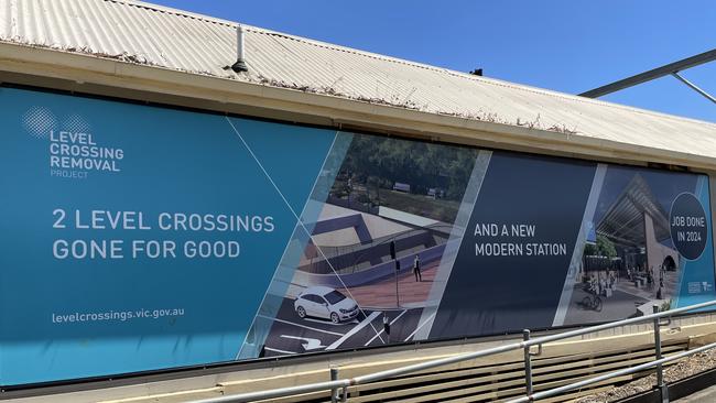 Glen Huntly level crossing removals.