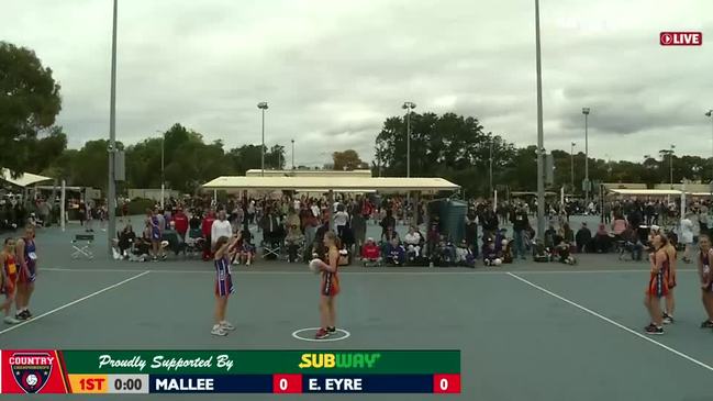 REPLAY: SA Country Netball Championships - Mallee vs Eastern Eyre (U13's Blue) - Court 5