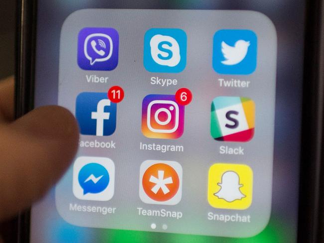 (FILES) In this file photo taken on March 21, 2018 Social Network applications including Facebook, Instagram, Slack, Snapchat, Twitter, Skype, Viber , Teamsnap and Messenger, are on display on a smartphone in Washington DC. Facebook said March 28, 2018 it would overhaul its privacy settings tools to put users "more in control" of their information on the social media website."We've heard loud and clear that privacy settings and other important tools are too hard to find and that we must do more to keep people informed," Chief Privacy Officer Erin Egan and Deputy General Counsel Ashlie Beringer said in a blog post."We're taking additional steps in the coming weeks to put people more in control of their privacy," they confirmed.  / AFP PHOTO / Eric BARADAT