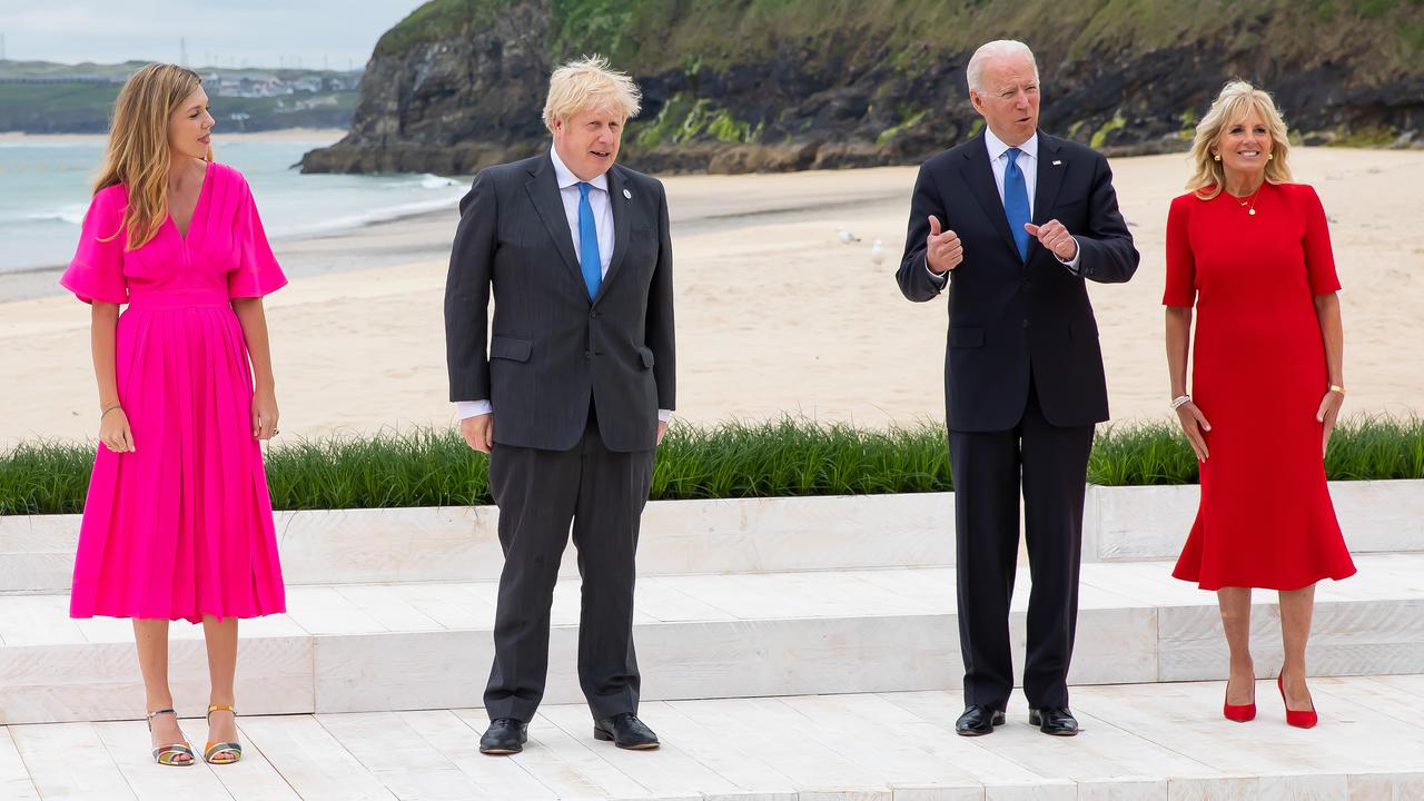 US President Joe Biden and his wife, Dr Jill Biden. Some people hate that she’s gets to use that title. Those people need to find better things to get angry about. Picture: Jonny Weeks/Getty Images