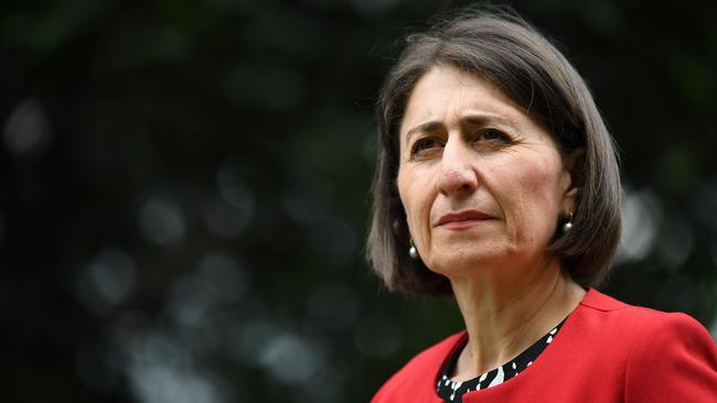 NSW Premier Gladys Berejiklian took no formal position on drugs in cabinet discussions on Monday but sought views from around the table, officials say. Picture: Joel Carrett