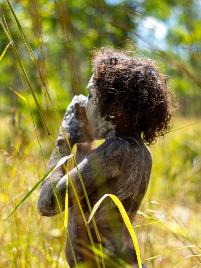 Cyril Ganawa on the Mamadawerre community's bushwalk. Picture: Cody Thomas