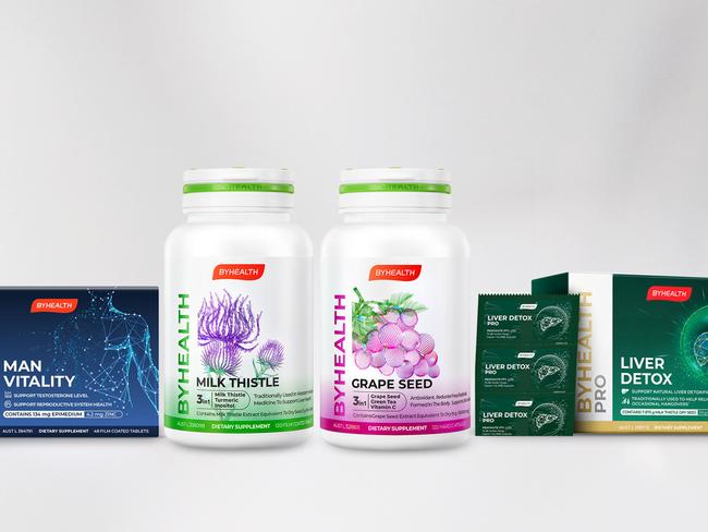 BYHEALTH Product line shot still 2