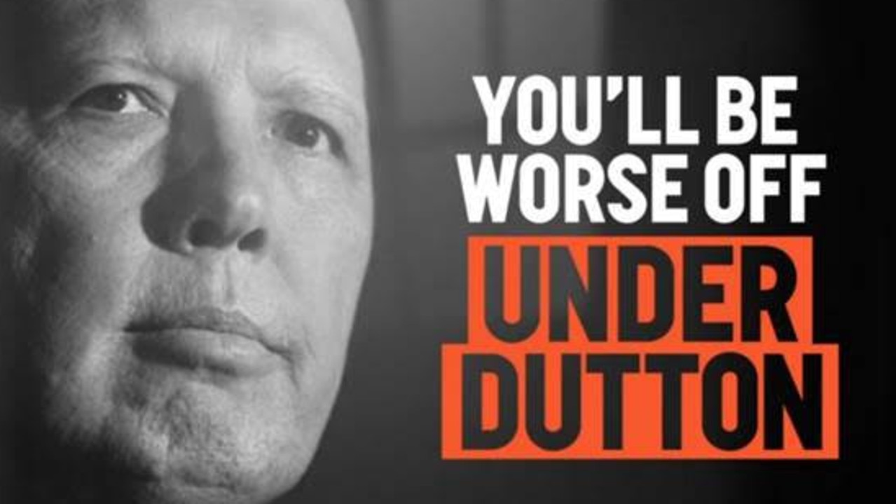 Dutton attacked in new election ad