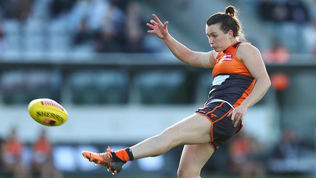 Alyce Parker was GWS’ winner of best and fairest in the second season of 2022. (Photo by Mark Nolan/Getty Images)