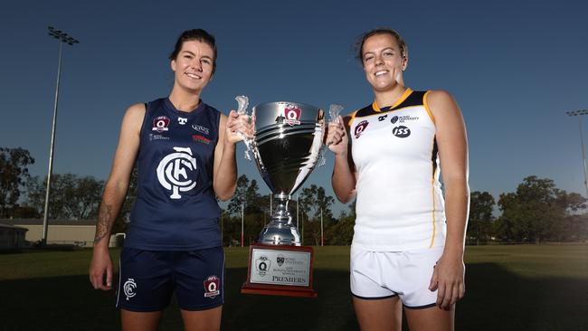 Bond University and Coorparoo did battle in the 2019 QAFLW Grand Final Picture: Jason O'Brien