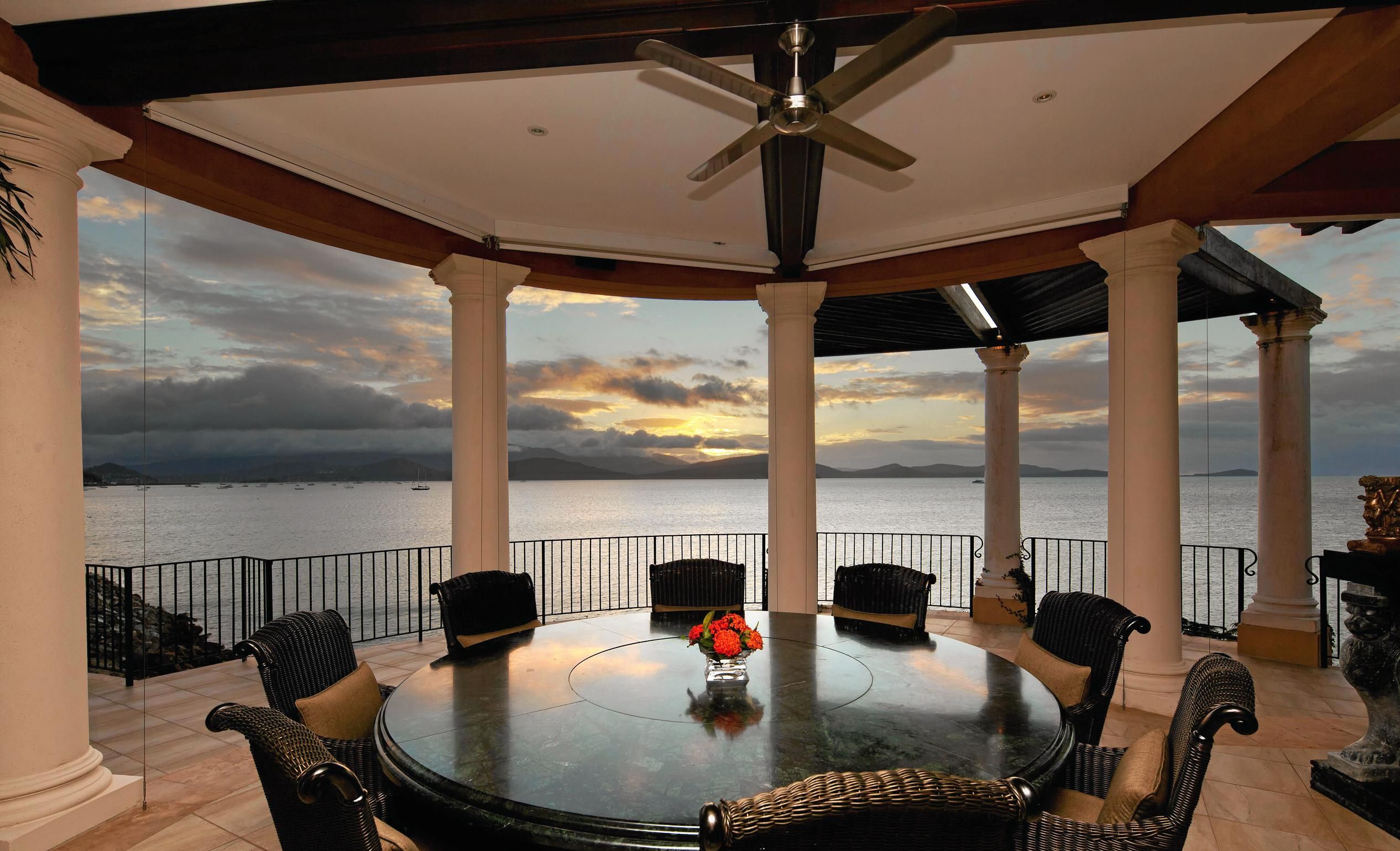 The outdoor dining area at Mandalay House.Contributed. Picture: Contributed