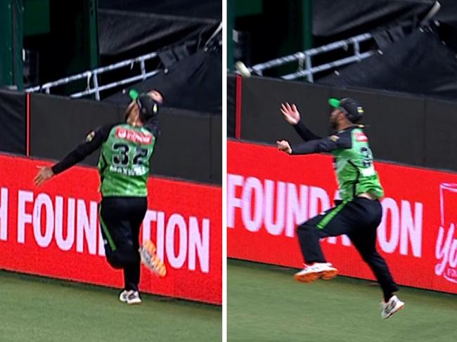 Glenn Maxwell produced a stunning catch.