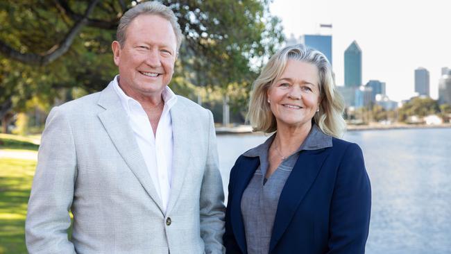 Andrew Forrest and Nicola Forrest.