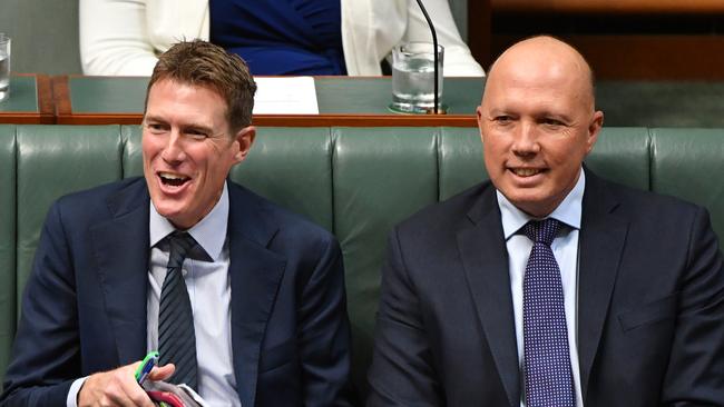 Home Affairs Minister Peter Dutton has flagged that it may be possible for amendments to substitute the term “non-citizens” for “aliens”. Picture: AAP/Mick Tsikas