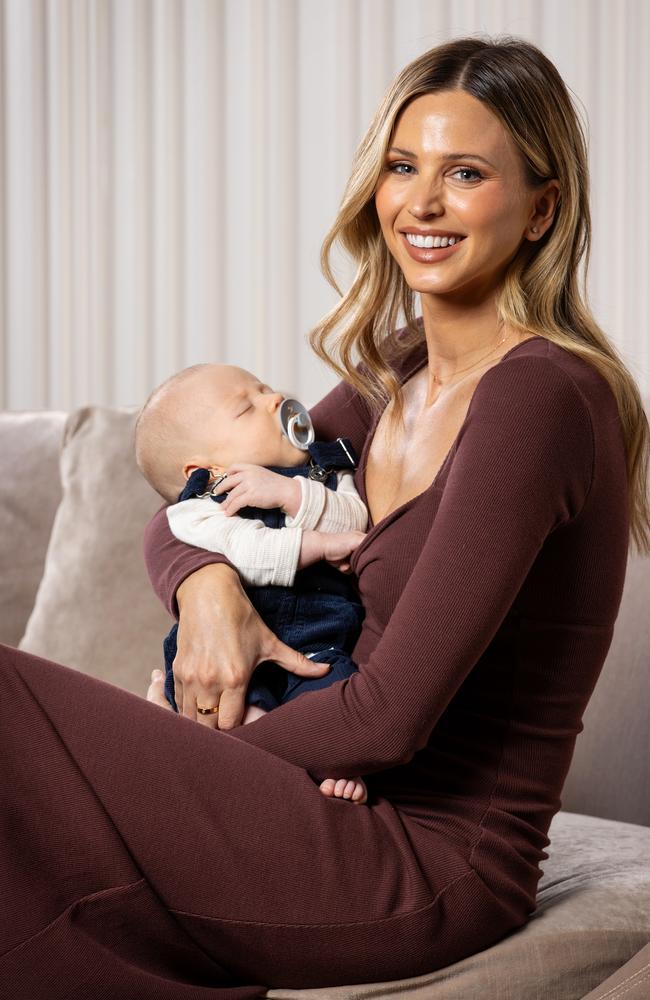 Brit Selwood is preparing for her first Mother’s Day as a mum. Picture: Mark Stewart