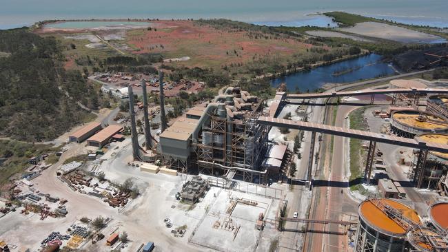 Queensland Alumina’s Gladstone refinery. Picture: DJI Mavic Air 2