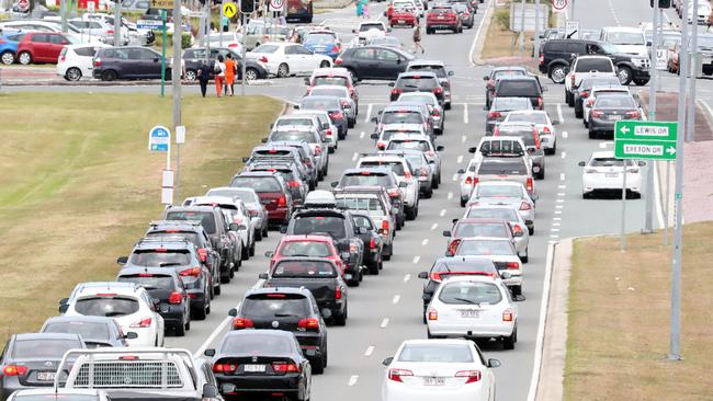 There’s major concerns the Gold Coast’s roads will struggle to cope during the 2018 Commonwealth Games. Picture: Richard Gosling