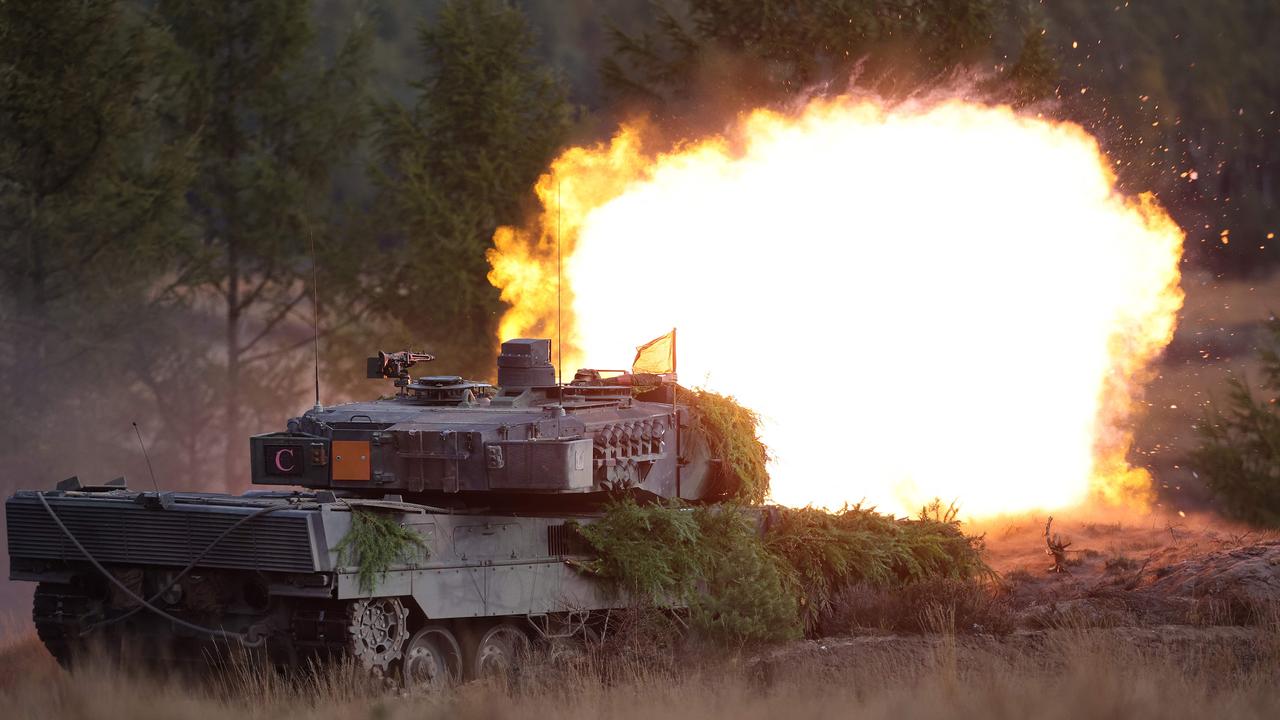 Germany has approved the delivery of Leopard 2 tanks to Ukraine, after weeks of pressure from Kyiv and many allies. Picture: AFP