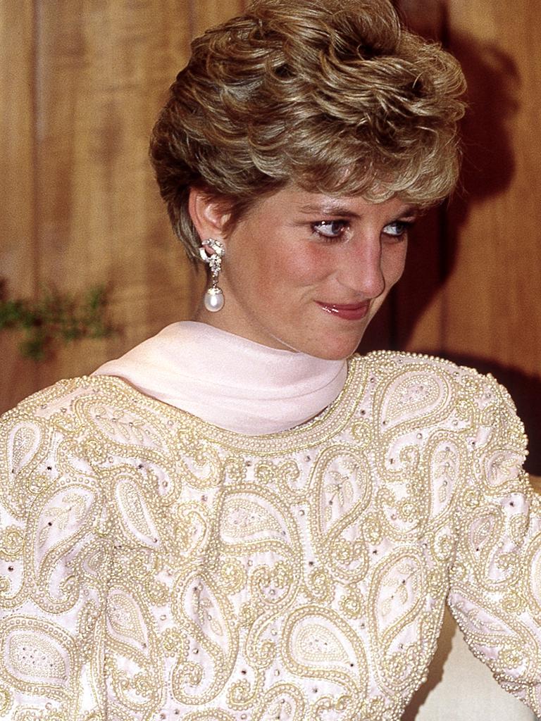 Diana, the Princess of Wales, during her official visit to Pakistan in 1991. Picture: Getty Images