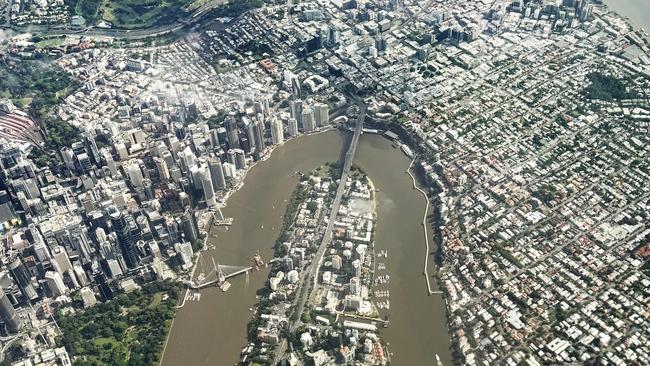 Brisbane on a Saturday morning, the greater capital region is expected to top the country this year amid rising demand and Olympic sized infrastructure growth. Picture: Tara Croser.