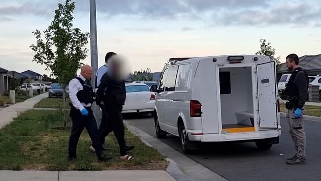 Police arrest a 29 year old Winter Valley man believed to be a Ballarat Bandidos chapter sergeant at arms, who has been charged for multiple alleged offences.