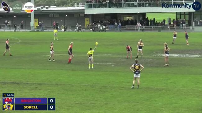 Replay: Brighton v Sorell (Seniors elimination final) - SFL Finals Week 1