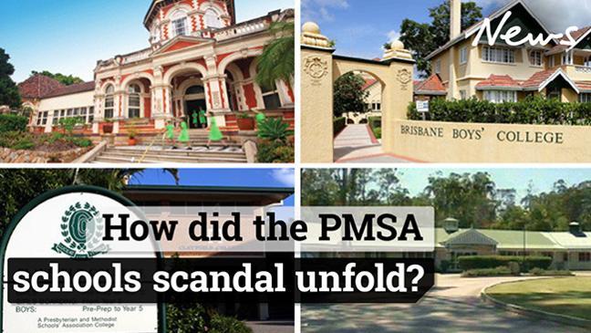 How did the PMSA schools scandal unfold?