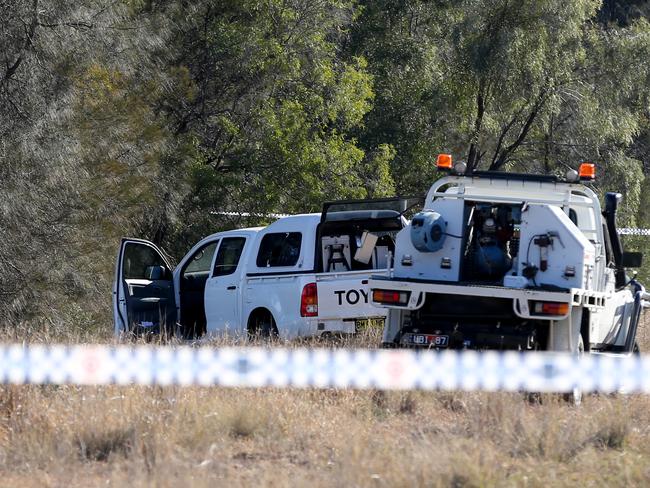 The Crime scene on Talga Lane where Glenn Turner was shot dead.