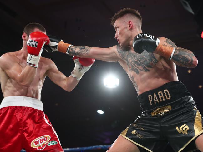 Liam Paro has been undefeated to start his professional career with 21 fights and zero losses. (Photo by Chris Hyde/Getty Images)