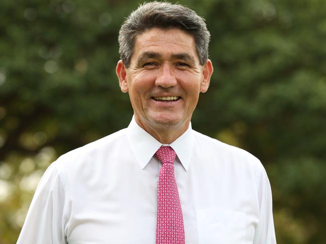 Liberal MP Geoff Lee in the Church Street Mall at Parramatta after being re-elected last month. Picture: David Swift