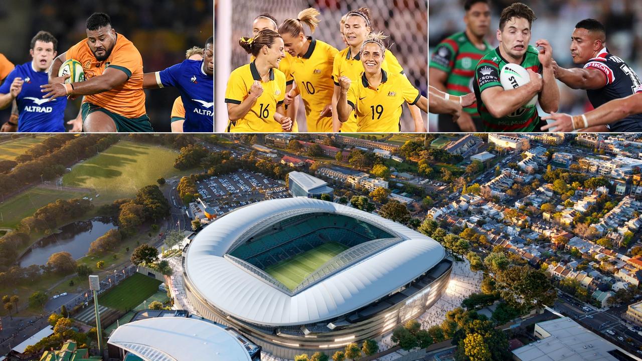 The NRL has won the race to be first to play at the new Sydney Football Stadium.