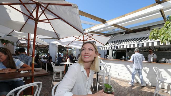 Justin Lane's rooftop bar Burleigh Heads. Picture: Glenn Hampson