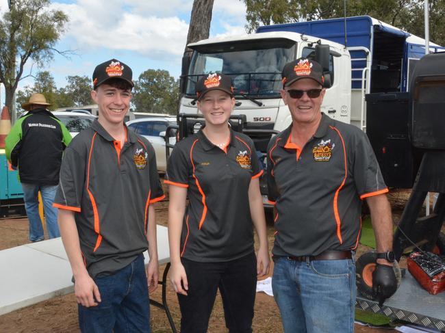 There were dozens of food trucks at the Australian Polocrosse Nationals tournament held in Chinchilla on June 28, 2024.