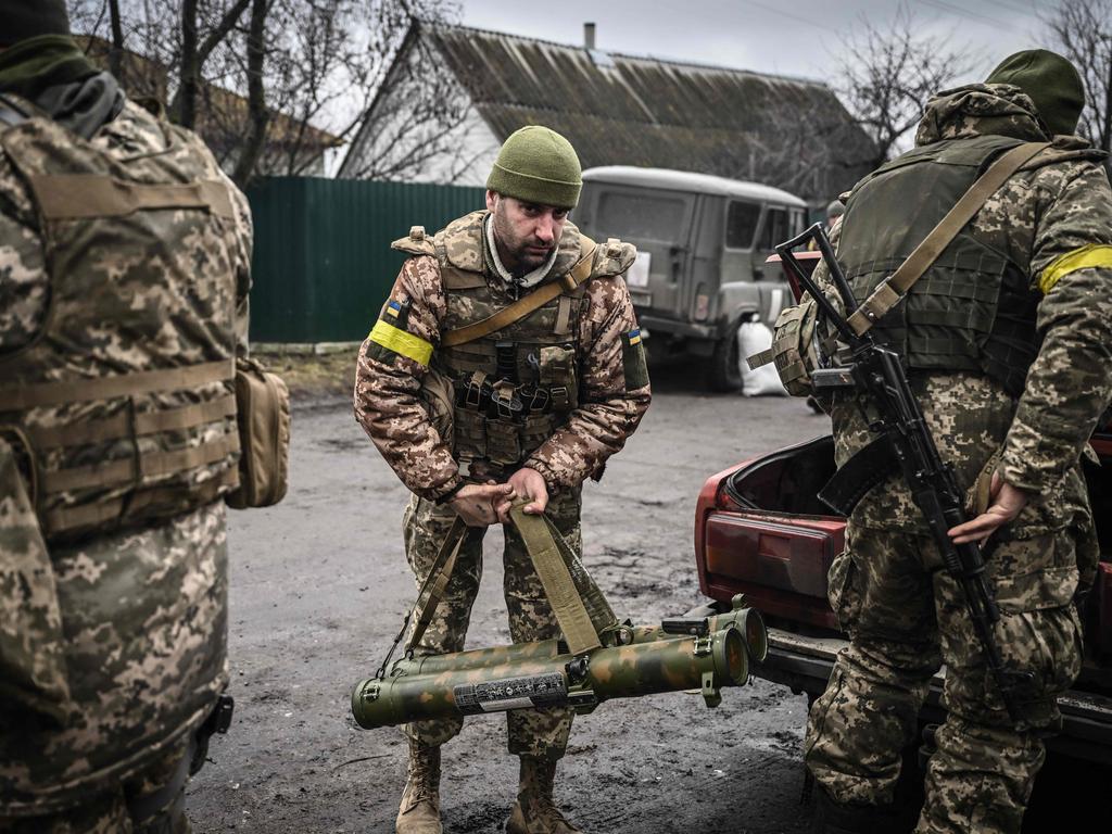 Linguistic passwords are being used to identify if someone is Ukrainian or Russian during the war. Picture: AFP