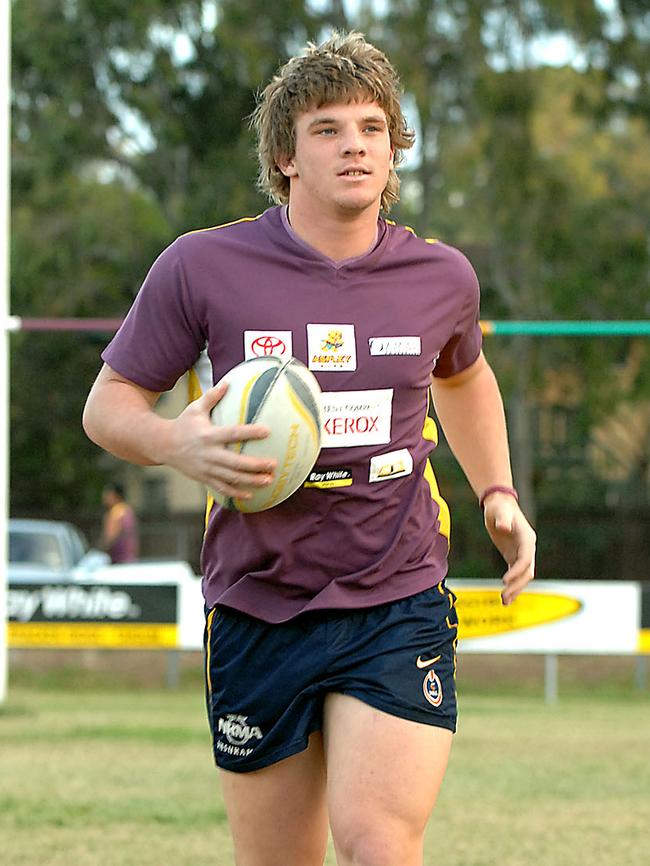 McGuire in 2007 in his Broncos gear.