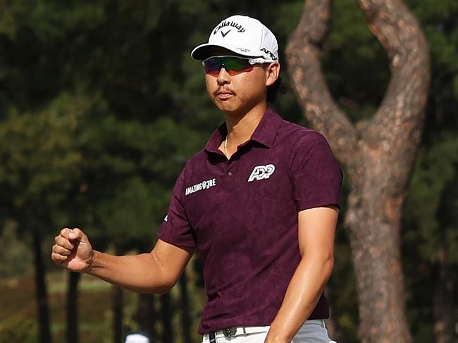 Min Woo Lee is eyeing the PGA-Australian Open double. Picture: Mark Metcalfe/Getty Images