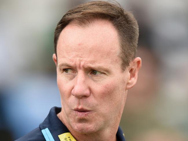 Sydney Roosters v Gold Coast Titans. Gold Coast Titans coach Justin Holbrook. Pic Mat Roberts/NRL Imagery.