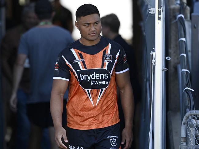 The Tigers are hopeful of retaining Utoikamanu. Picture: NRL Photo