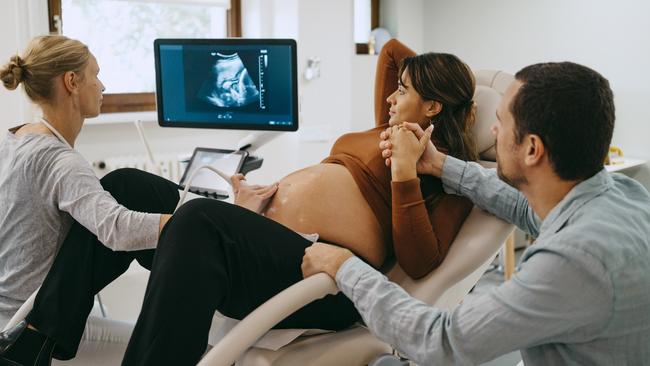 Attending the 20-week scan is a great opportunity to bond with your new baby. Picture: Getty Images