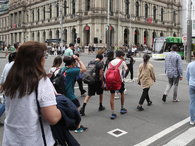 MELBOURNE, AUSTRALIA - NewsWire Photos, JANUARY 19. 2024. Generic economic images in Melbourne. Elizabeth street. Picture: NCA NewsWire / David Crosling