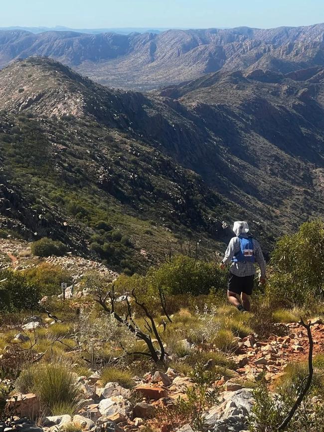 Simon Duke on track to break the record for the 231km Sonder Monster, beating the previous record by almost an hour. Picture: West Macs Monster.