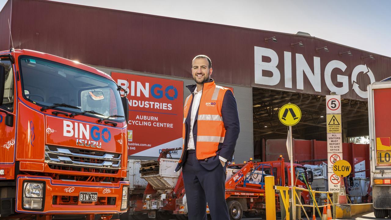 The AWU described the handling of asbestos at Bingo’s Eastern Creek facility as ‘shocking’. Pictured is Daniel Tartak, managing director and CEO of BINGO Industries. Picture: Supplied