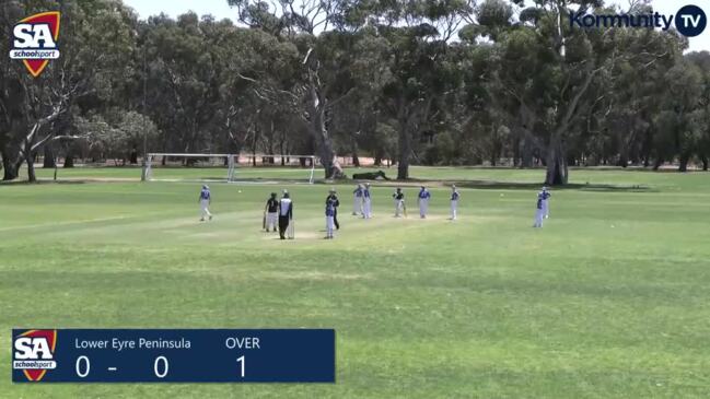 Replay: Airport v Lower Eyre Peninsula (Div 1 boys semi-final) - School Sport SA Sapsasa Cricket Carnival Day 2