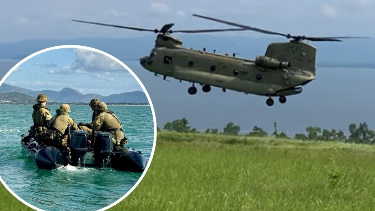 Chinooks, small boats: Soldiers secure island in full mission profile