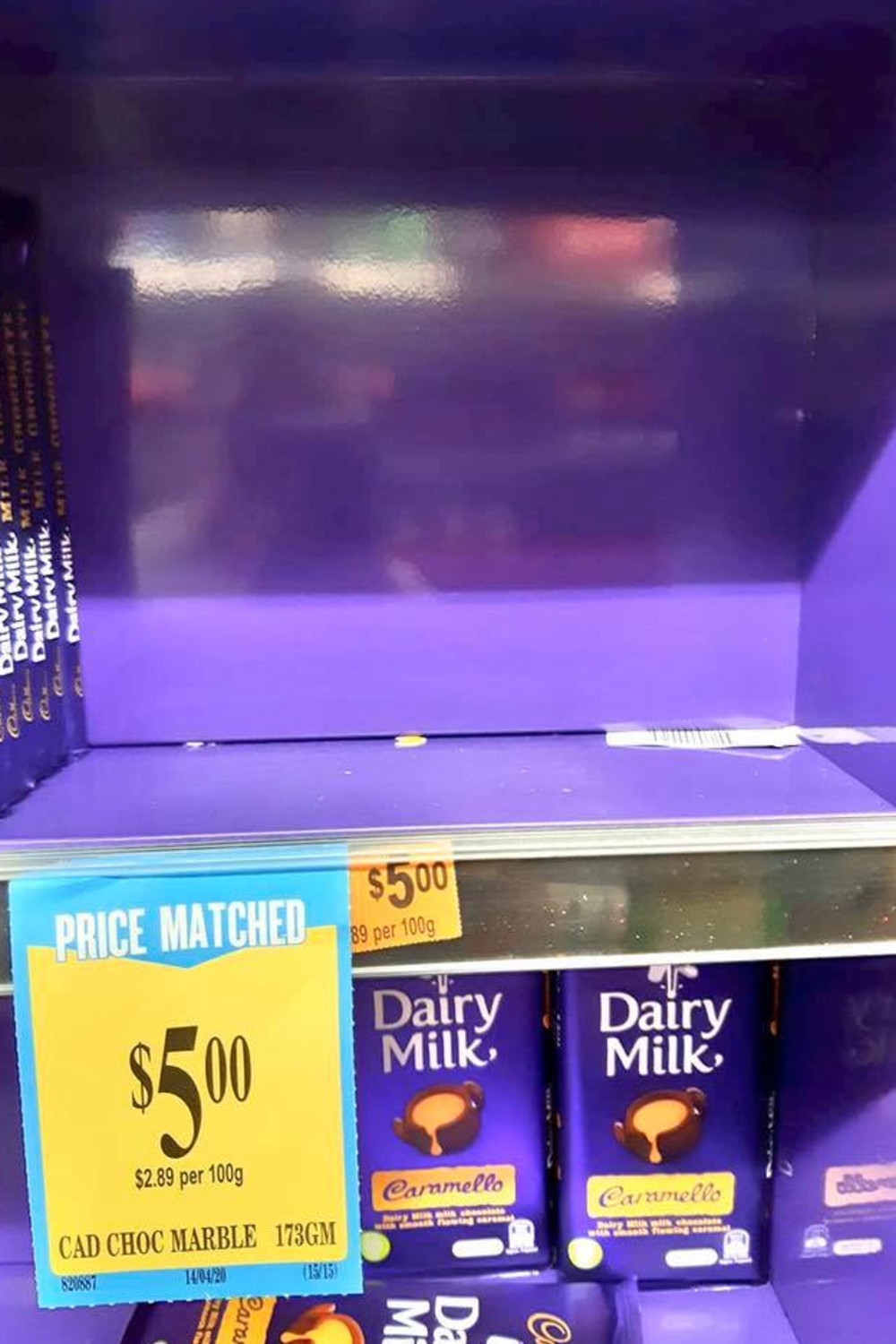 Others have reported struggling to find any during lockdown. Picture: Facebook/Bring Back Cadbury Marble