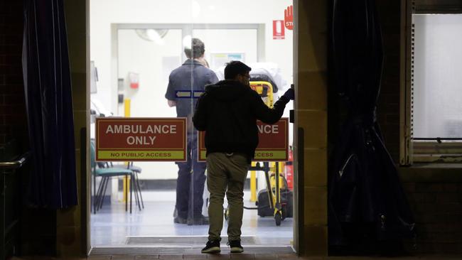 Ney was treated at the Royal Prince Alfred Hospital under police guard. Picture: Christian Gilles